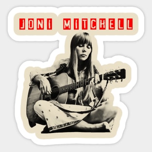 joni mitchell visual art Sticker